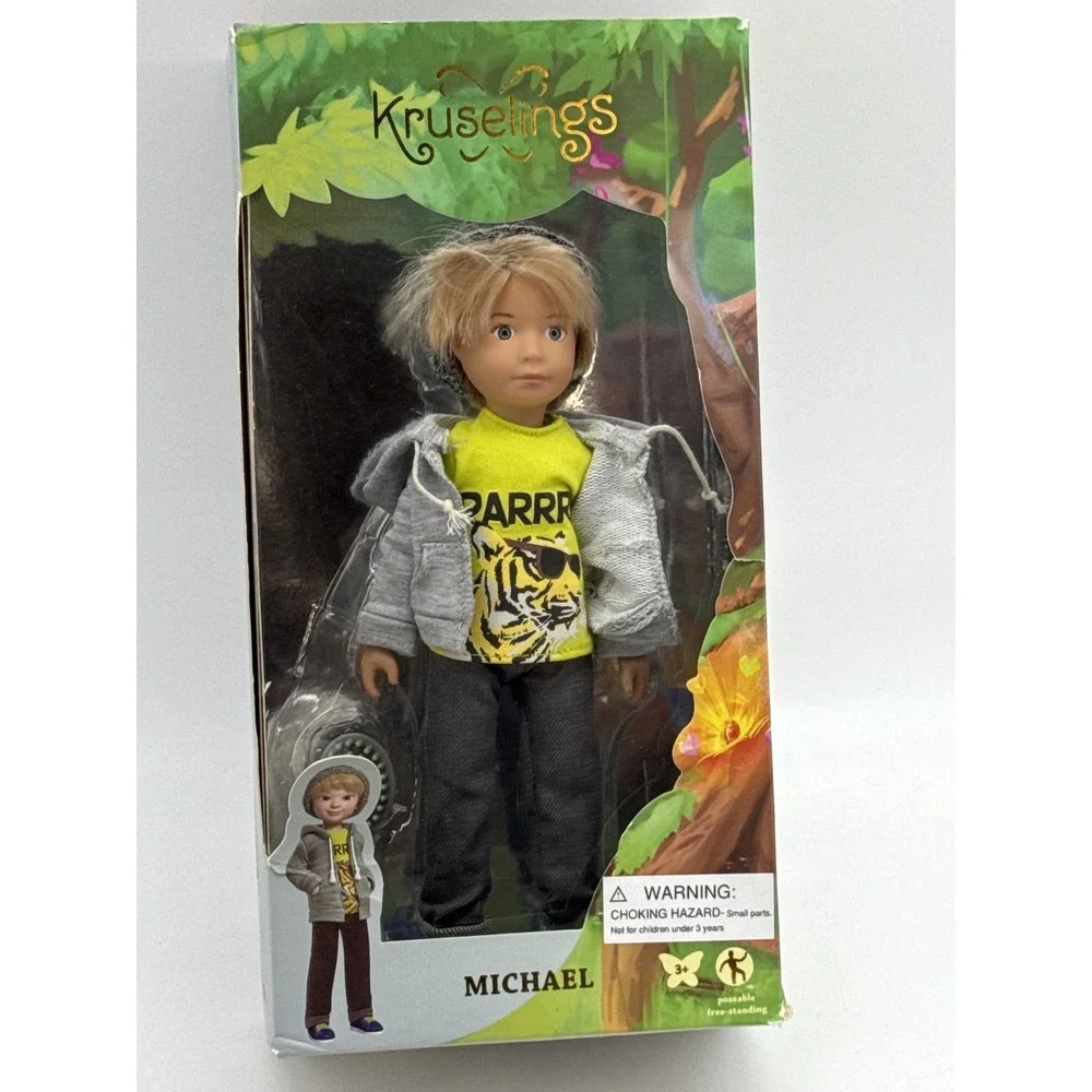 Käthe Kruse Michael Doll Multicolor Inch Plastic Poseable Unisex Children NRFB